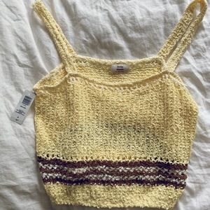 Knitted crop top
